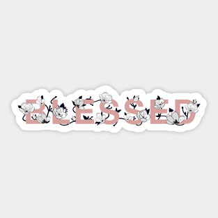 Magnolia Creeper Blessed Art Sticker